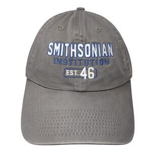 Smithsonian Institution Est. 46 Slideback Baseball Cap Gray One Size Perrin